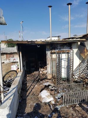 Damage can be seen at a bakery in Sderot
