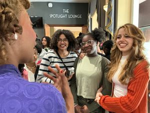 Pupils from Star King Solomon Academy meet actress Beverley Knight