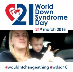 Sarah Case and her son Alfie