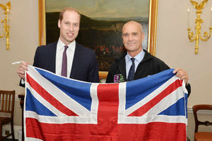 Mr Worsley with Prince William