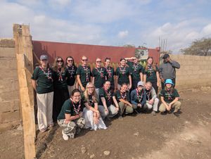 The four Shropshire girls were part of a 16-strong group of Girl Guides from across the Midlands