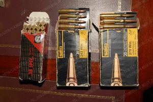 Ammunition recovered from the operation