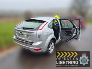 The vehicle was pulled over on the M6