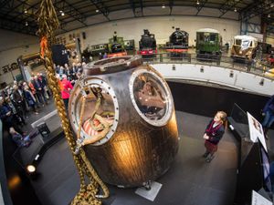 Tim Peake’s spacecraft on display in York