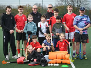 Supporting image for story: 'Without donations like this we would be unable to help more children get into hockey,' grateful club says of donation from lender UKSE