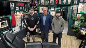Dan Weller of Ink Eightyeight, John Punch of Walsall Business Support and Aaron Williams of Ink Eightyeight