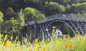The photographs and artwork are by Shrewsbury photographer and artist Jim Roberts.