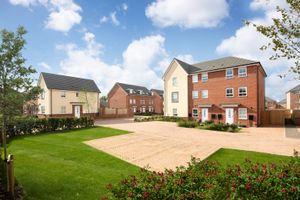 BM - A street scene at Barratt Homes' Waterside development