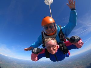 Petra said the dive was 'exhilarating, like nothing on this earth'