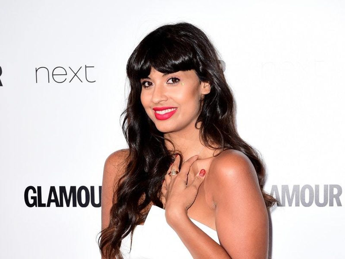 Jameela Jamil giving Kim Kardashian’s body makeup a ‘hard pass