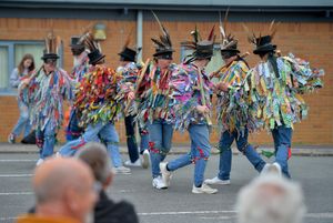 The Shropshire Bedlams Morris perform