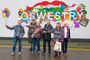 Oswestry Borderland Tourism volunteers.
