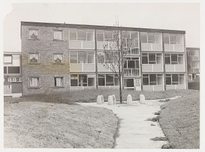 Wolverhampton's 10,000 council home was on the ground floor of this block of flats, published July 1965