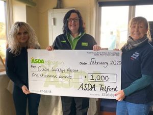 Supporting image for story: Shropshire wildlife centre given £1,000 in Asda token competition