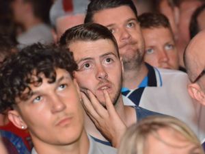 Supporting image for story: They join the oh-so-nears! England fans joy then despair over Three Lions - PICTURES and VIDEO