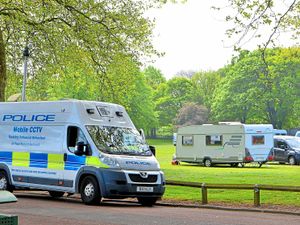 Supporting image for story: Travellers pitch up at Wolverhampton's East Park