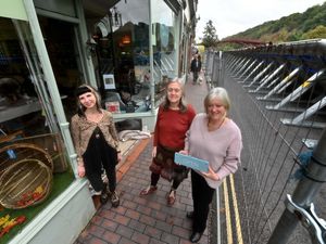 Supporting image for story: Ironbridge landlords work to flood-proof pubs as traders carry on amid River Severn peak