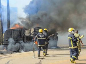 Supporting image for story: Eleven dead including two children after fuel truck explosion in Uganda