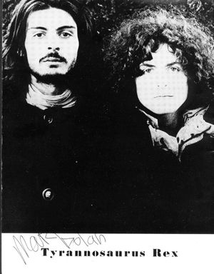 Took and Bolan on the cover of the programme for a concert at Dudley Castle in 1970