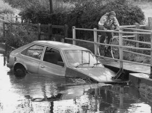 Supporting image for story: Don’s comments on NATO go beyond the pale - your letters, plus a 1994 picture throwback of a car in a spot of bother
