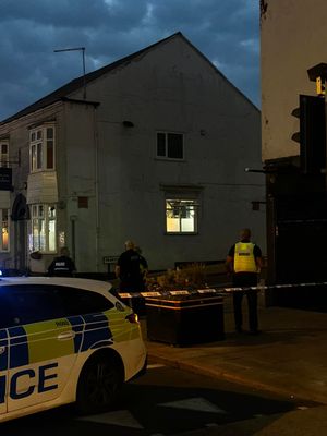 Police were called to disorder on Brierley HIll High Street on Saturday night