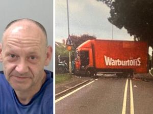 Supporting image for story: Shrewsbury danger driver smashed stolen van into police car one year after crashing into lorry