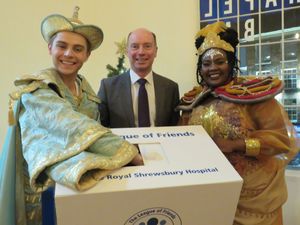 Supporting image for story: Shrewsbury panto stars draw winning ticket