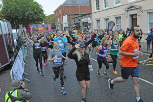 Runners hitting the streets of Oswestry