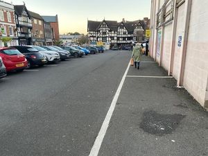 The family member said the car park spaces were 'small' 