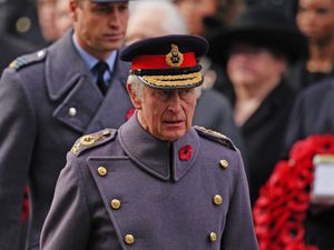 Supporting image for story: King leads Remembrance Sunday service at Cenotaph for first time as monarch