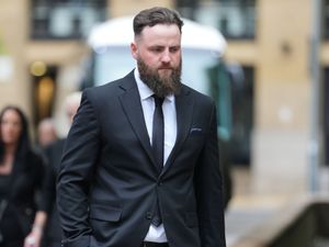former Britain’s Got Talent contestant Andrew Johnston arriving at Southwark Crown Court, London,