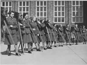 Supporting image for story: Collection of rare photos of wartime film-making released for VE Day