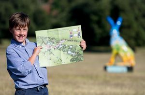 Visitors will have to follow the trail and help solve the clues 