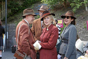 Supporting image for story: Pictures and video: Shropshire Victorian town celebrates styles of the 1940s