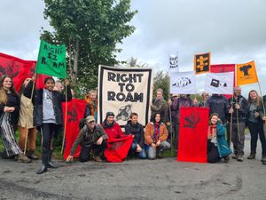 Right to roam campaigners (PA)