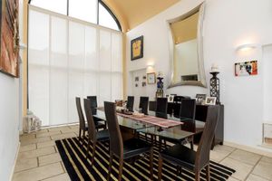 The dining room