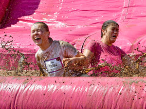 Supporting image for story: See all 123 photos as adults and children Race for Life in the mud and the sun at Sandwell Valley
