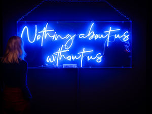 Supporting image for story: New exhibition "@Tight Control: Human Rights in Neon Lights"  at Shrewsbury Museum and Art Gallery