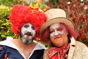 Roy Lewis and David Owen were characters from Alice in Wonderland. Image by Andy Compton