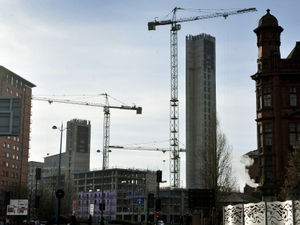 Supporting image for story: REVEALED: Cranes stopping air ambulances with critically ill children from landing at Birmingham Children's Hospital