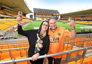 Lucky lottery player Paul Harrington celebrates a double win with girlfriend Julie