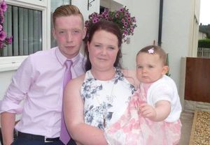 Kristopher McDowell, sister Hanna and niece Freya
