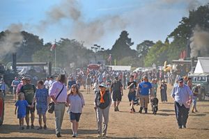 Packed crowds have been enjoying the two-day Shrewsbury Steam Rally at Onslow Park.