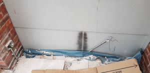 Live wiring left incomplete and open. Photo: Wolverhampton Council