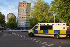 The scene following the shooting. Pic: SnapperSK