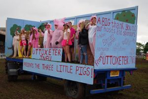 Uttoxeter JNFU's float. Photo: Barratt Homes