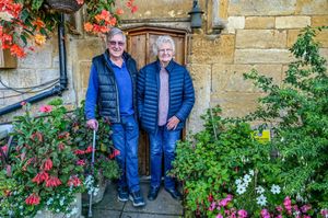 Residents of Snowshill Peter and Sheila Wilkes.