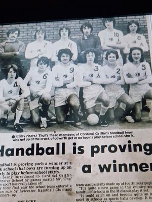 One of the press cuttings which were on display at the book launch