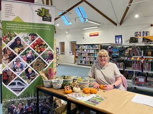 Tutor Amy of the Wellies Project, a partner of Staffordshire's Family Learning Festival that is offering classes to families. 