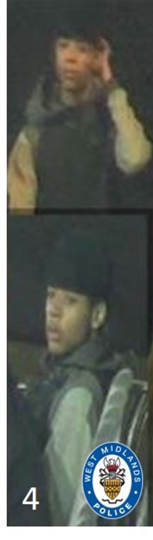 West Midlands Police are appealing for information on the individuals pictured here
